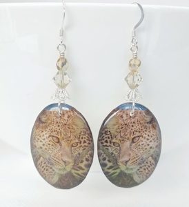 Cheetah Handmade Resin Earrings – Wendi Lindsay Jewellery