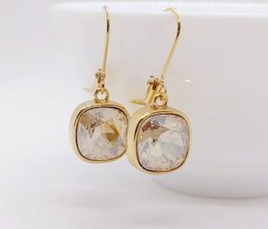 Golden Shadow 12mm Swarovski Cushion Lever Back Earrings – Wendi Lindsay Jewellery