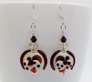 Precious Pup Handmade Glass Earrings – Wendi Lindsay Jewellery