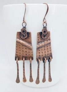 Amazing - Copper Wire Dangle Earrings – Wendi Lindsay Jewellery