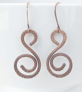 Cool Copper Swirl Earrings – Wendi Lindsay Jewellery