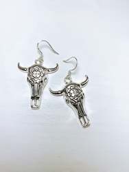 Long Horn Earrings