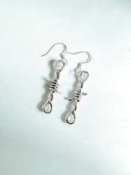 Barbed Wire Earrings