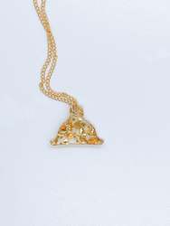 Necklace: Small Shepherds Whistle Pendant - Gold