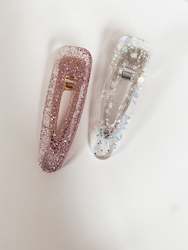 Glitter Hair Clips