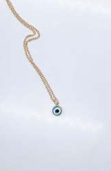 Gold Evil Eye Necklace