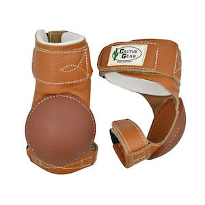 Cactus Gear Leather Skid Boots (pair) w/ Velcro