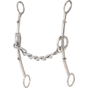 Carol Goostree Double Shank Gag Barrel Bit with Chain long shanks