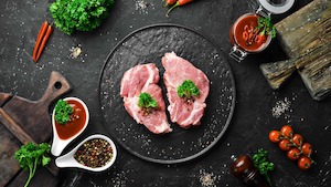 Butchery: Fresh Boneless NZ Pork Leg Steak