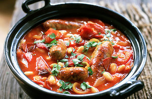 Butchery: Fresh Pure Beef, Tomato and Caramelized Onion Sausages