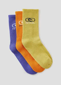 Rip Curl: Rip Curl - Logo Crew Sock 3-pk Boy