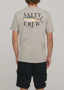 Salty: Salty Crew - Yellowfin Premium Short Sleeve Tee (Stone Grey)