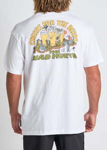 The Mad Hueys - NZ Beers Short Sleeve Tee (White)