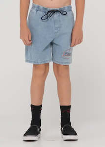 Kids Gloves: Rusty - MANILA FOLDER DENIM SHORT BOYS (Ash Blue 2)