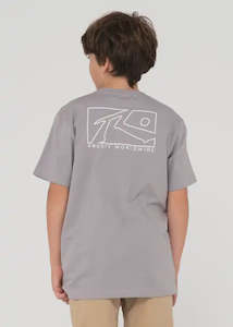 Kids Gloves: Rusty - Boxed Out Short Sleeve Tee Boys (Frost Grey)