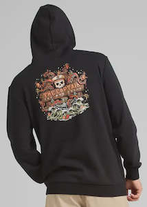 Mens Hooded Sweat: The Mad Hueys - The Kraken Captain Pullover