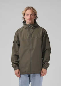 Mens Jackets: RPM - Rain Coat (Olive)