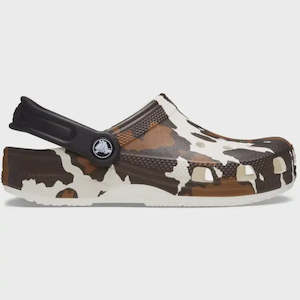 Crocs - Classic Cow Print Clog Kids