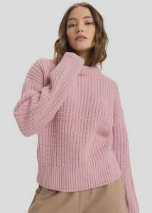 Womens: Roxy - Coming Home Sweater (Mauve Bleach)