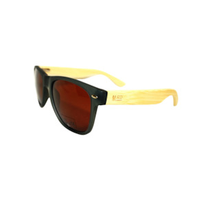 Sunglasses Wooden Arms 50/50 With Grey Frames