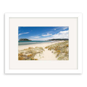 Framed Whangamata Beach Print