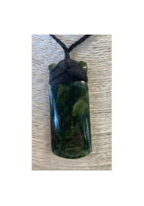 New Zealand Pounamu Toki (Adze) Necklace