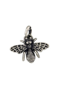 Sterling Silver Honey Bee Pendant