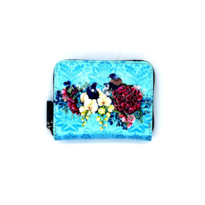 Small Leather Zip Wallet - Anita Madhav Tui Garden Party