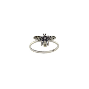 Silver Rings: Silver ring honey bee