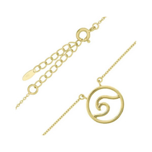 Wave Collection: Gold Plated Wave Necklace