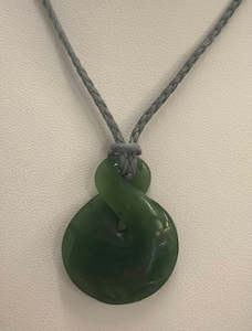 New Zealand Pounamu Pikorua (Twist) Necklace