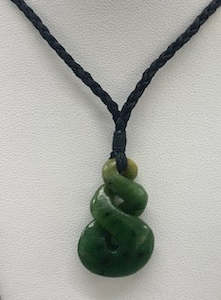 New Zealand Pounamu Pikorua (Triple Twist) Necklace