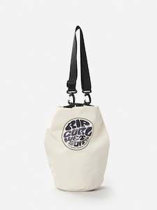 Rip Curl Surf Series 10l Barrel Bag - Off White/black