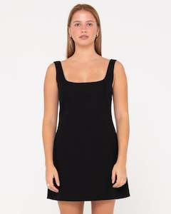 RUSTY MEG SLIP DRESS - BLK