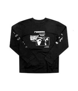 FORMER SHIFTING LS T-SHIRT - BLACK