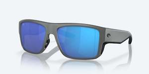 Costa: COSTA TAXMAN MATTE GREY W/ BLUE MIRROR POLARIZED 580G