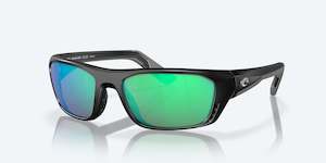 COSTA WHITE TIP PRO MATTE BLACK W/ GREEN MIRROR POLARIZED 580G