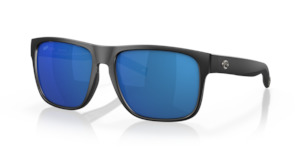 COSTA SPEARO XL MATTE BLACK W/ BLUE MIRROR 580P POLARIZED