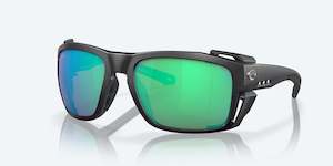 COSTA KING TIDE 8 BLACK PEARL W/ GREEN MIRROR 580G POLARIZED