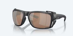 COSTA KING TIDE 8 BLACK PEARL W/ COPPER SILVER MIRROR 580G POLARIZED