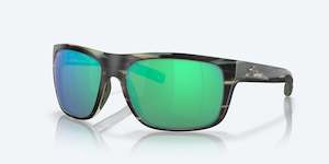 Costa: COSTA BROADBILL 253 MATTE REEF W/ GREEN MIRROR 580G POLARIZED