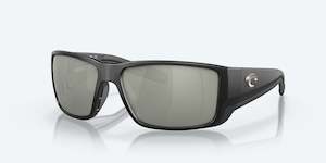 COSTA BLACKFIN PRO MATTE BLACK W/ GREY SILVER MIRROR 580G POLARIZED