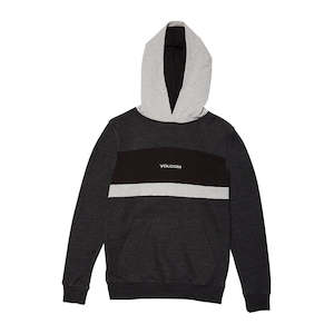 Boys Hoodies Jumpers: VOLCOM SINGLE STONE DIVISION P/O BOYS - HBK