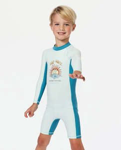 RIP CURL TUBES UPF L/S SPRING SUIT-BOY - LIGHT BLUE