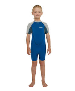 ONEILL BOYS TODDLER REACTOR B/Z SS SPRING - 2MM - ULTRABLUE/CADET/GREY