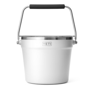 YETI RAMBLER BEVERAGE BUCKET - WHITE