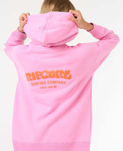 Rip Curl: RIP CURL SURF PUFF HOOD-GIRL - HOT PINK