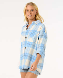 Rip Curl La Isla Flannel Shirt - Blue