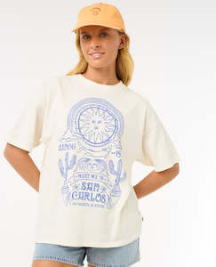 Rip Curl San Carlos Heritage Tee - Bone