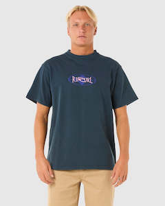 Rip Curl Heritage Oval Tee - Dark Navy